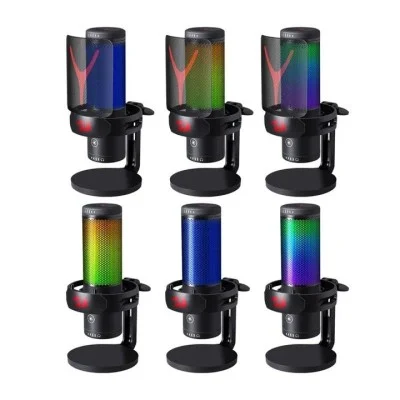 Redragon Fenris Gm301 Rgb Usb Streaming Microphone - Black